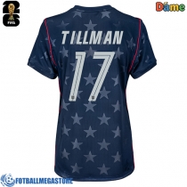 Fotballdrakt Dame Forente stater Malik Tillman #17 Bortedrakt VM 2026 Kortermet